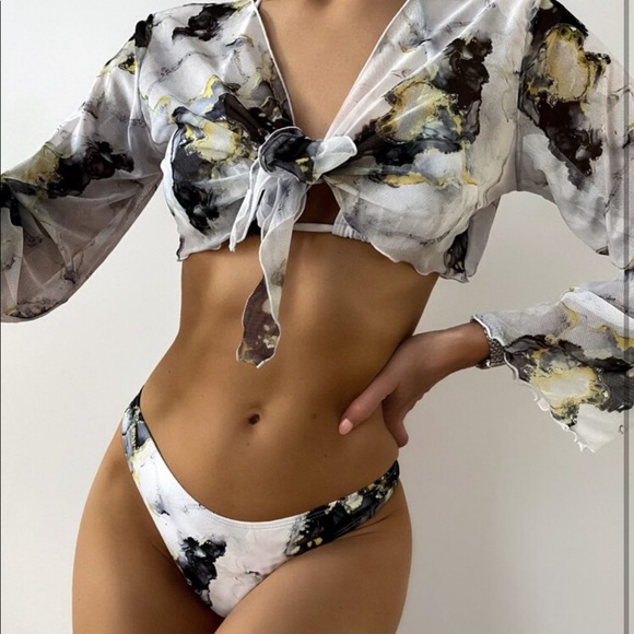 Marble Swim Suit NWT! - Picture 2 of 5